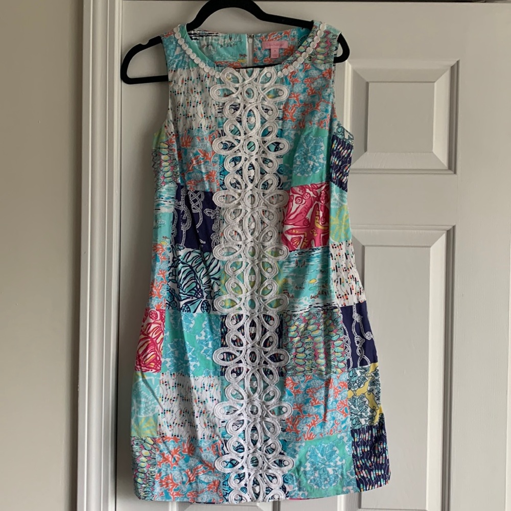 Lilly Pulitzer Patchwork Shift - image 1
